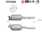 FD1020Q Filtr pevnych castic, vyfukovy system AS