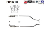 FD1021Q Filtr pevnych castic, vyfukovy system AS