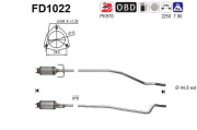 FD1022 Filtr pevnych castic, vyfukovy system AS