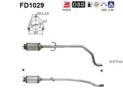 FD1029 AS filter sadzí/pevných častíc výfukového systému FD1029 AS