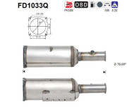 FD1033Q Filtr pevnych castic, vyfukovy system AS