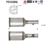 FD1036Q Filtr pevnych castic, vyfukovy system AS