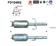 FD1046Q Filtr pevnych castic, vyfukovy system AS