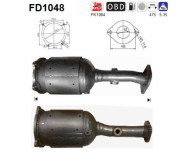 FD1048 AS filter sadzí/pevných častíc výfukového systému FD1048 AS