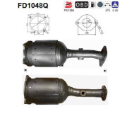 FD1048Q AS filter sadzí/pevných častíc výfukového systému FD1048Q AS