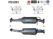 FD1051 Filtr pevnych castic, vyfukovy system AS