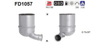 FD1057 AS filter sadzí/pevných častíc výfukového systému FD1057 AS
