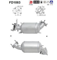 FD1083 AS filter sadzí/pevných častíc výfukového systému FD1083 AS