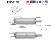 FD5013Q Filtr pevnych castic, vyfukovy system AS