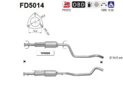 FD5014 Filtr pevnych castic, vyfukovy system AS