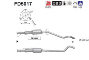 FD5017 Filtr pevnych castic, vyfukovy system AS