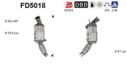 FD5018 Filtr pevnych castic, vyfukovy system AS