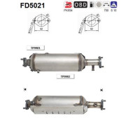 FD5021 Filtr pevnych castic, vyfukovy system AS