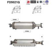 FD5021Q Filtr pevnych castic, vyfukovy system AS