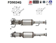 FD5024Q Filtr pevnych castic, vyfukovy system AS