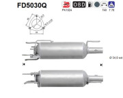 FD5030Q Filtr pevnych castic, vyfukovy system AS