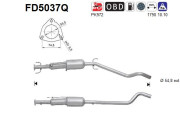 FD5037Q Filtr pevnych castic, vyfukovy system AS