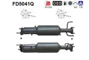 FD5041Q AS filter sadzí/pevných častíc výfukového systému FD5041Q AS