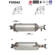 FD5042 Filtr pevnych castic, vyfukovy system AS