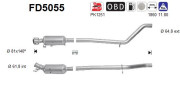 FD5055 AS filter sadzí/pevných častíc výfukového systému FD5055 AS