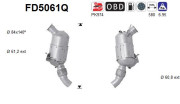 FD5061Q AS filter sadzí/pevných častíc výfukového systému FD5061Q AS