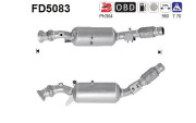 FD5083 AS filter sadzí/pevných častíc výfukového systému FD5083 AS