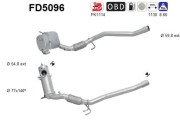 FD5096 AS filter sadzí/pevných častíc výfukového systému FD5096 AS