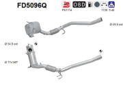 FD5096Q AS filter sadzí/pevných častíc výfukového systému FD5096Q AS
