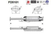 FD5101 AS filter sadzí/pevných častíc výfukového systému FD5101 AS