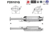 FD5101Q AS filter sadzí/pevných častíc výfukového systému FD5101Q AS