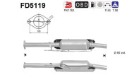 FD5119 AS filter sadzí/pevných častíc výfukového systému FD5119 AS