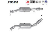 FD5131 AS filter sadzí/pevných častíc výfukového systému FD5131 AS