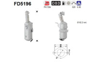 FD5196 AS filter sadzí/pevných častíc výfukového systému FD5196 AS