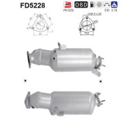 FD5228 AS filter sadzí/pevných častíc výfukového systému FD5228 AS