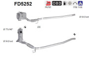 FD5252 AS filter sadzí/pevných častíc výfukového systému FD5252 AS