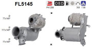 FL5145 AS filter sadzí/pevných častíc výfukového systému FL5145 AS
