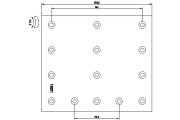 VL882BX7115 Sada brzdoveho oblozeni, bubnova brzda DON