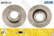 6010113 Brzdový kotouč GIRLING