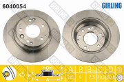 6040054 Brzdový kotouč GIRLING