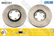 6042161 Brzdový kotouč GIRLING
