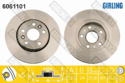 6061101 Brzdový kotouč GIRLING