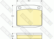 6101699 GIRLING sada brzdových platničiek kotúčovej brzdy 6101699 GIRLING