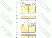 6102472 GIRLING sada brzdových platničiek kotúčovej brzdy 6102472 GIRLING