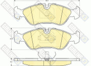 6109512 Sada brzdových destiček, kotoučová brzda GIRLING