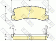 6111689 Sada brzdových destiček, kotoučová brzda GIRLING