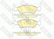 6113002 Sada brzdových destiček, kotoučová brzda GIRLING