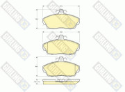6113191 Sada brzdových destiček, kotoučová brzda GIRLING