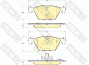 6115312 Sada brzdových destiček, kotoučová brzda GIRLING