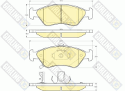 6131732 GIRLING sada brzdových platničiek kotúčovej brzdy 6131732 GIRLING