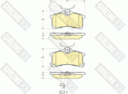 6133341 Sada brzdových destiček, kotoučová brzda GIRLING